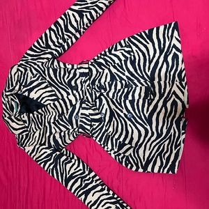 Animal print Coat/blazer